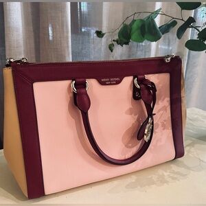 Henri bendel color block satchel crossbody